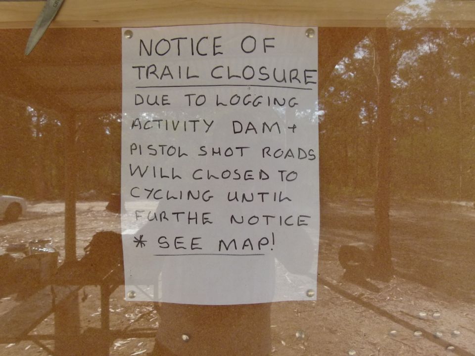 Notice Board at Mogo